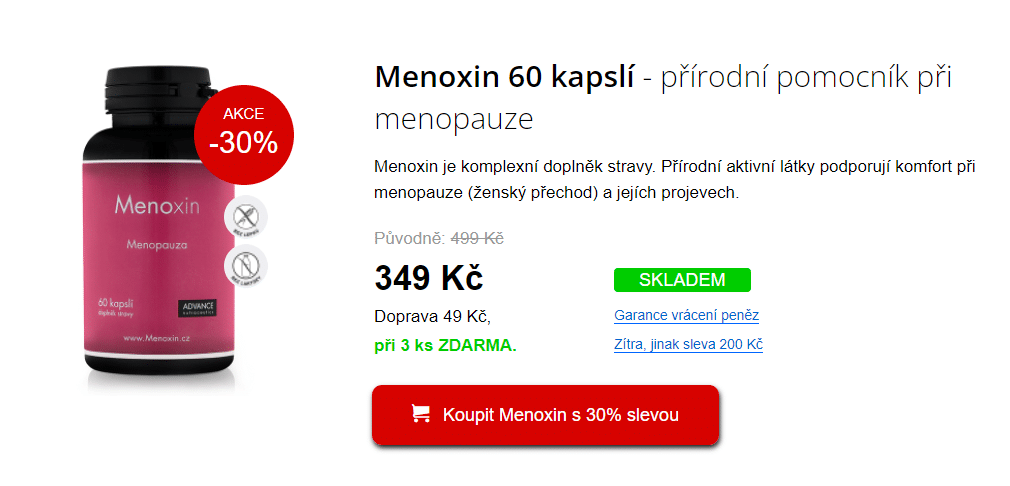 Menoxin [recenze 2025] - zkušenosti, diskuze a složení - RecenzeZdarma.cz