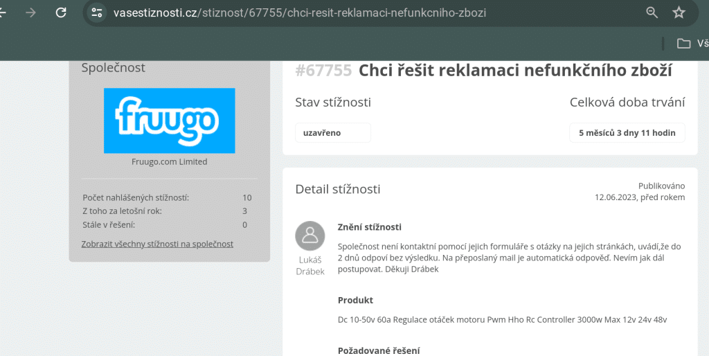 fruugo recenze