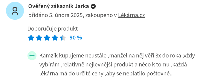 Cemio Kamzík recenze