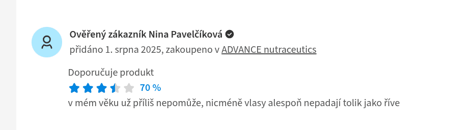 advance renovix zkušenost