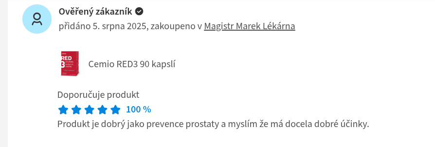 RED3 zkušenost