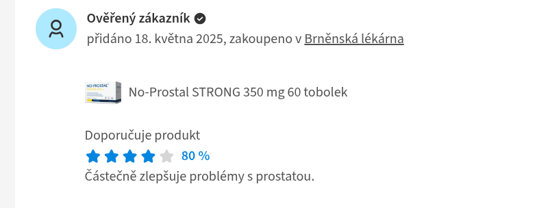 no prostal strong
