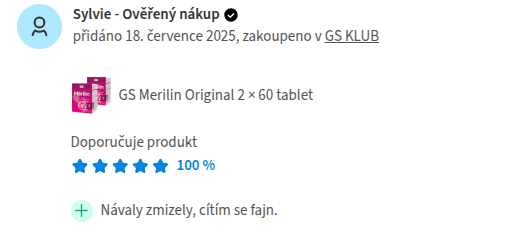 GS Merilin recenze