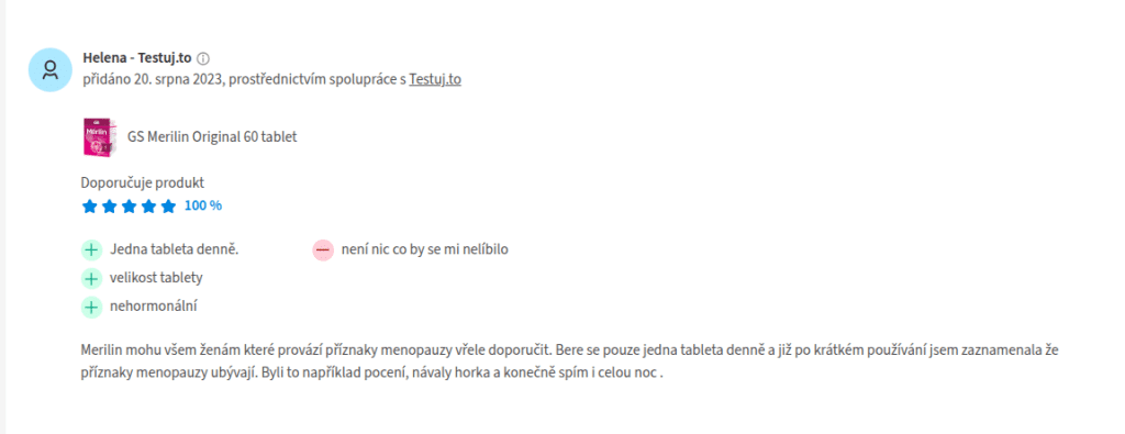 GS Merilin recenze