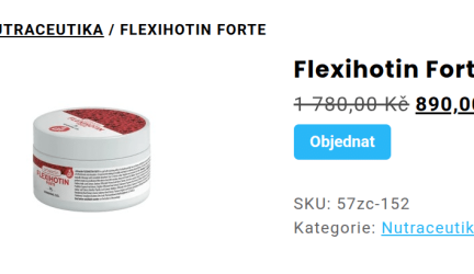 Že vám Flexihotin Forte uleví od kloubů? Zpozorněte než nakoupíte